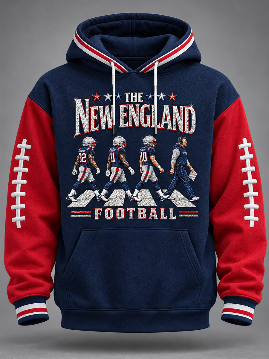 Men's Football Gameday Gift For Football Fans Casual Hoodie gracestitchs