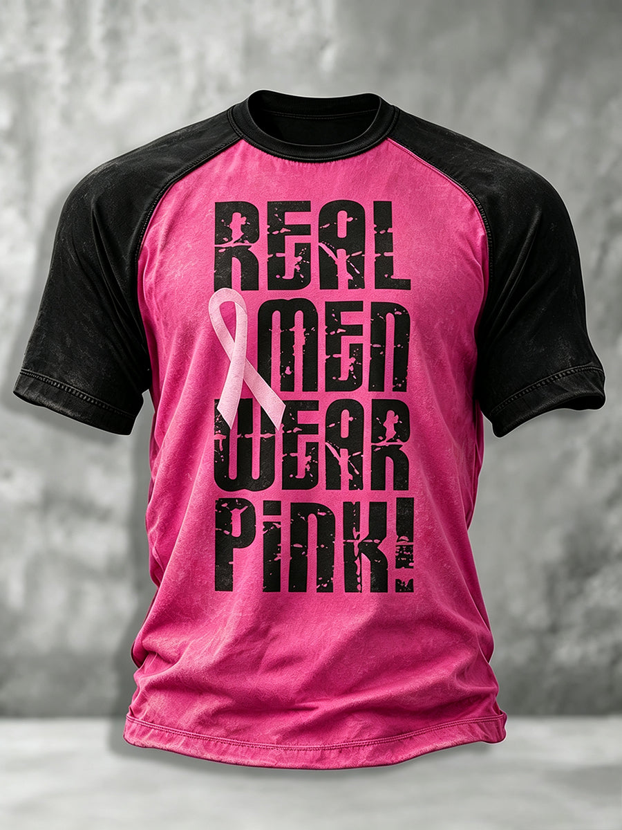 Men's Breast Cancer Awareness T-shirt gracestitchs