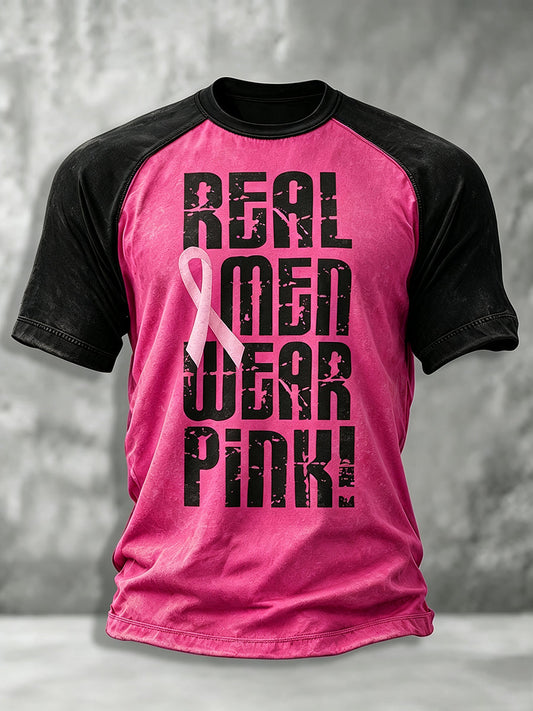 Men's Breast Cancer Awareness T-shirt gracestitchs