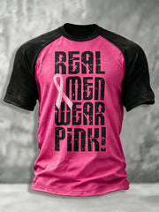 Men's Breast Cancer Awareness T-shirt gracestitchs
