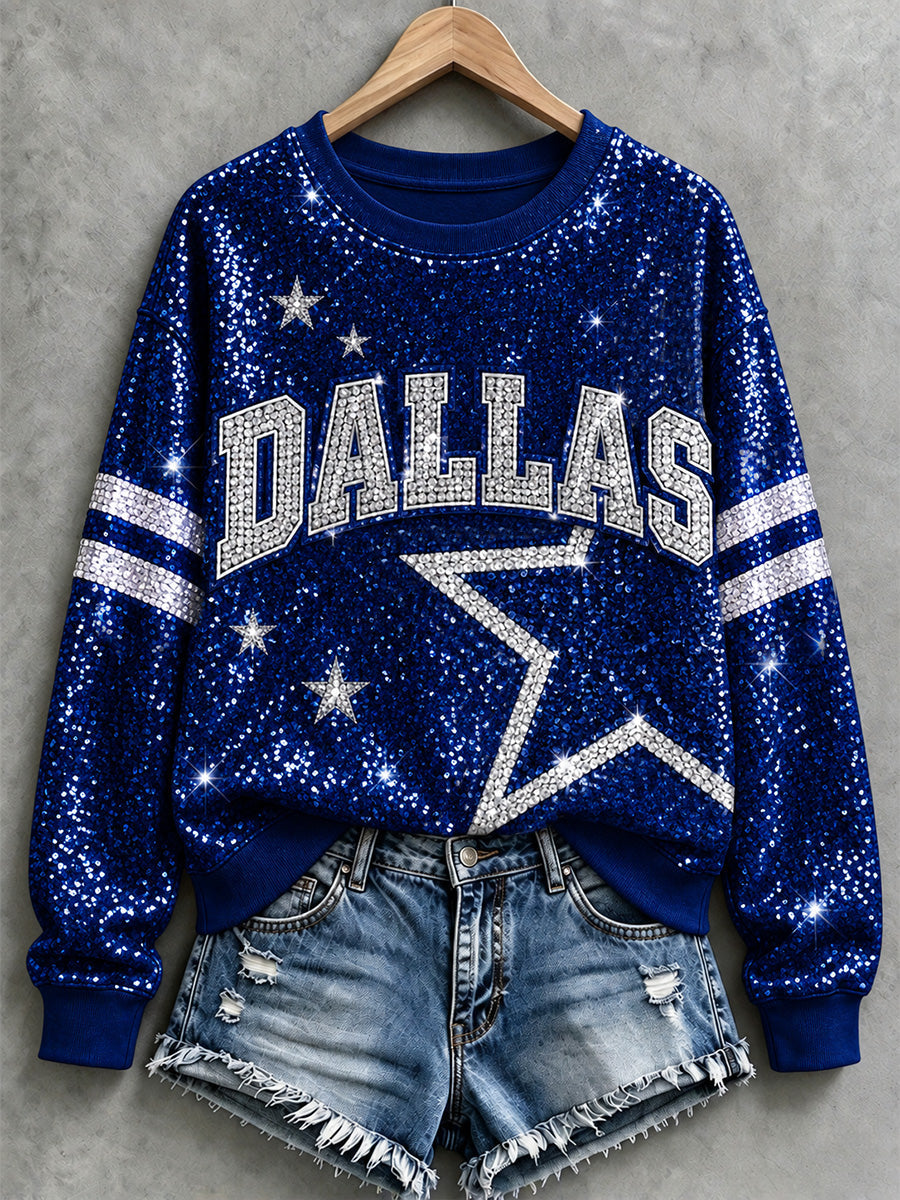 Women's Football Gameday Gift For Football Fans Casual Sweatshirt gracestitchs
