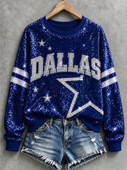Women's Football Gameday Gift For Football Fans Casual Sweatshirt gracestitchs