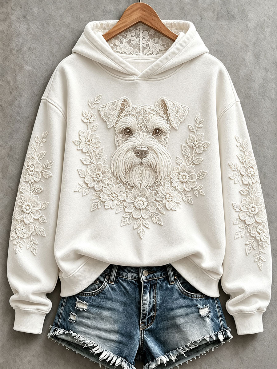 Women's Schnauzer Hoodies gracestitchs