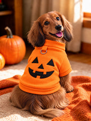 Halloween Pumpkin Pet Short-Sleeve Shirt (with D-ring) gracestitchs