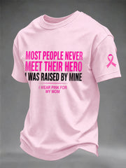 Men's Breast Cancer Awareness Real Men Wear Pink T-Shirt gracestitchs