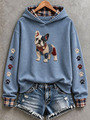 Women's Lovely French Bulldog Hoodie gracestitchs