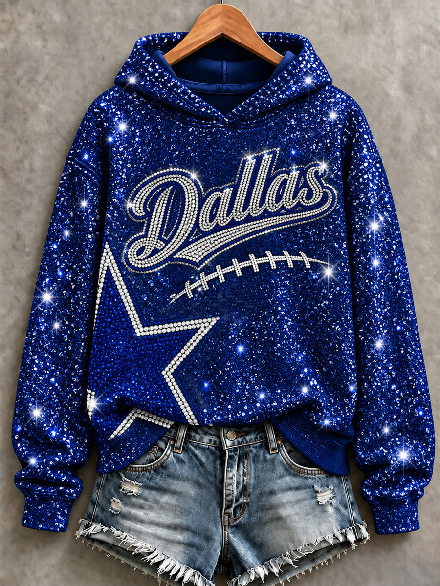 Women's Football Gameday Gift For Football Fans Casual Sweatshirt gracestitchs