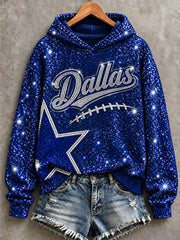 Women's Football Gameday Gift For Football Fans Casual Sweatshirt gracestitchs