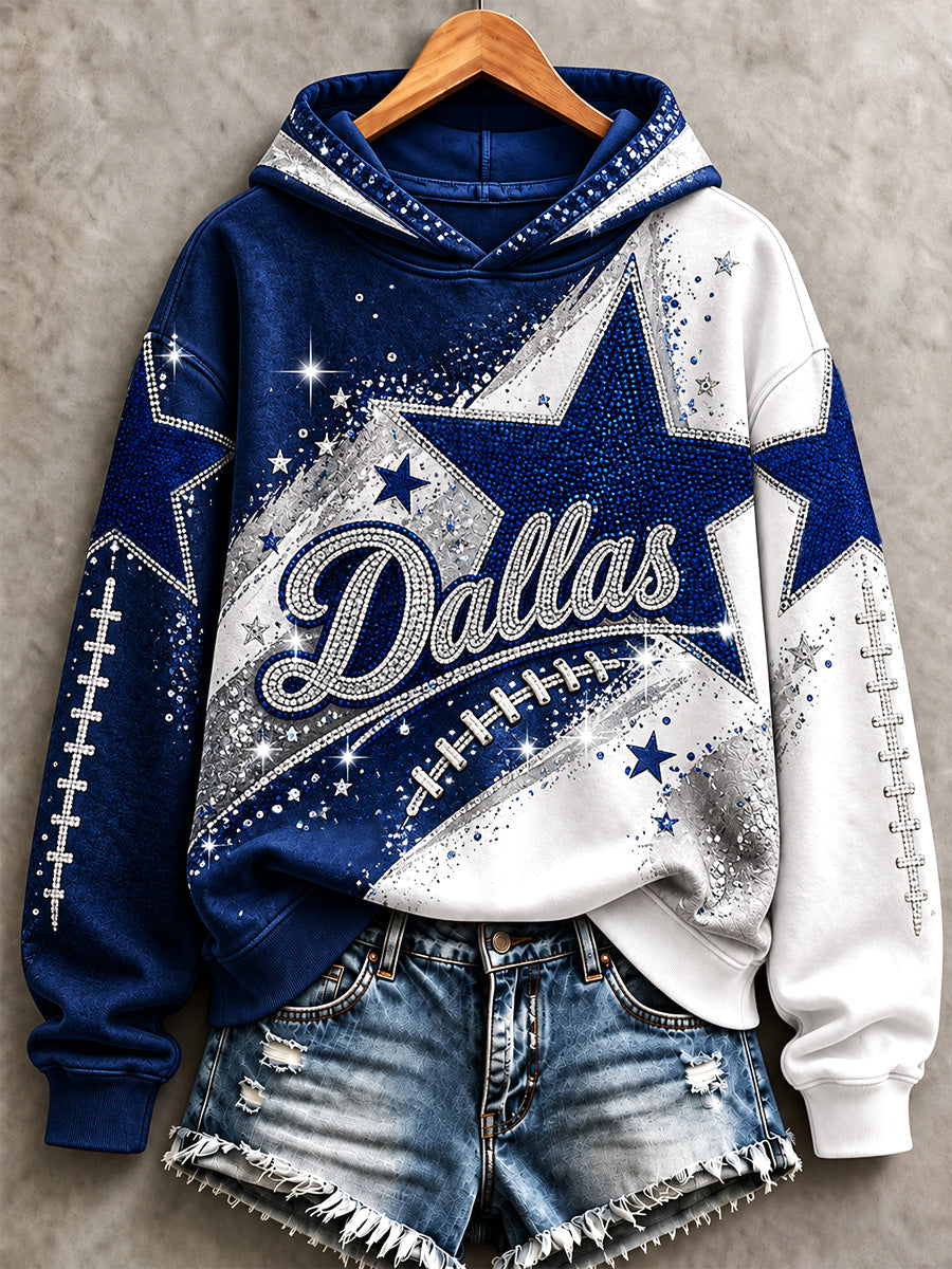 Women's Football Gameday Gift For Football Fans Casual Sweatshirt gracestitchs