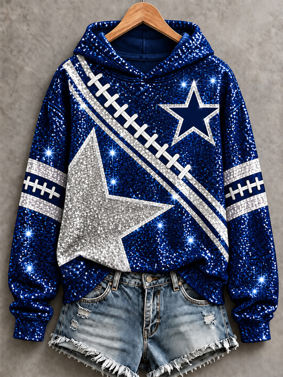 Women's Football Gameday Gift For Football Fans Casual Sweatshirt gracestitchs
