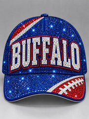 Unisex Football Lover Buffalo Print Hat gracestitchs