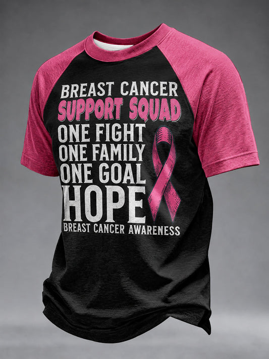Men's Breast Cancer Awareness Real Men Wear Pink T-Shirt gracestitchs