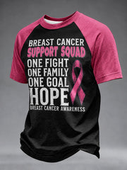 Men's Breast Cancer Awareness Real Men Wear Pink T-Shirt gracestitchs