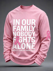 Men's Breast Cancer Awareness Real Men Wear Pink Sweatshirt gracestitchs