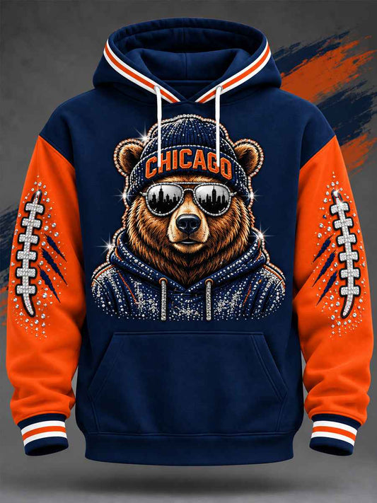 Men's Football Gameday Gift For Football Fans Casual Hoodie