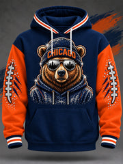 Men's Football Gameday Gift For Football Fans Casual Hoodie gracestitchs