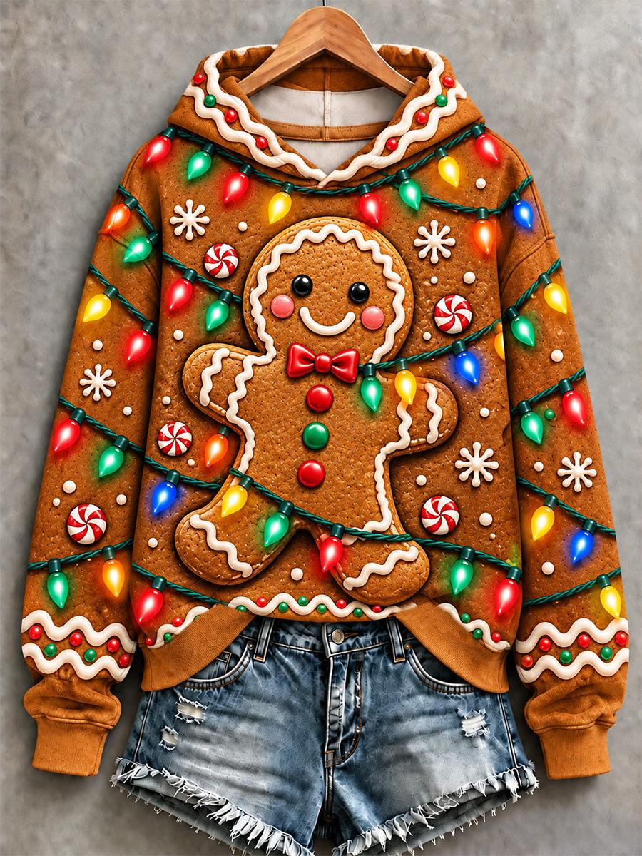 Women's Christmas Print Sweatshirt gracestitchs