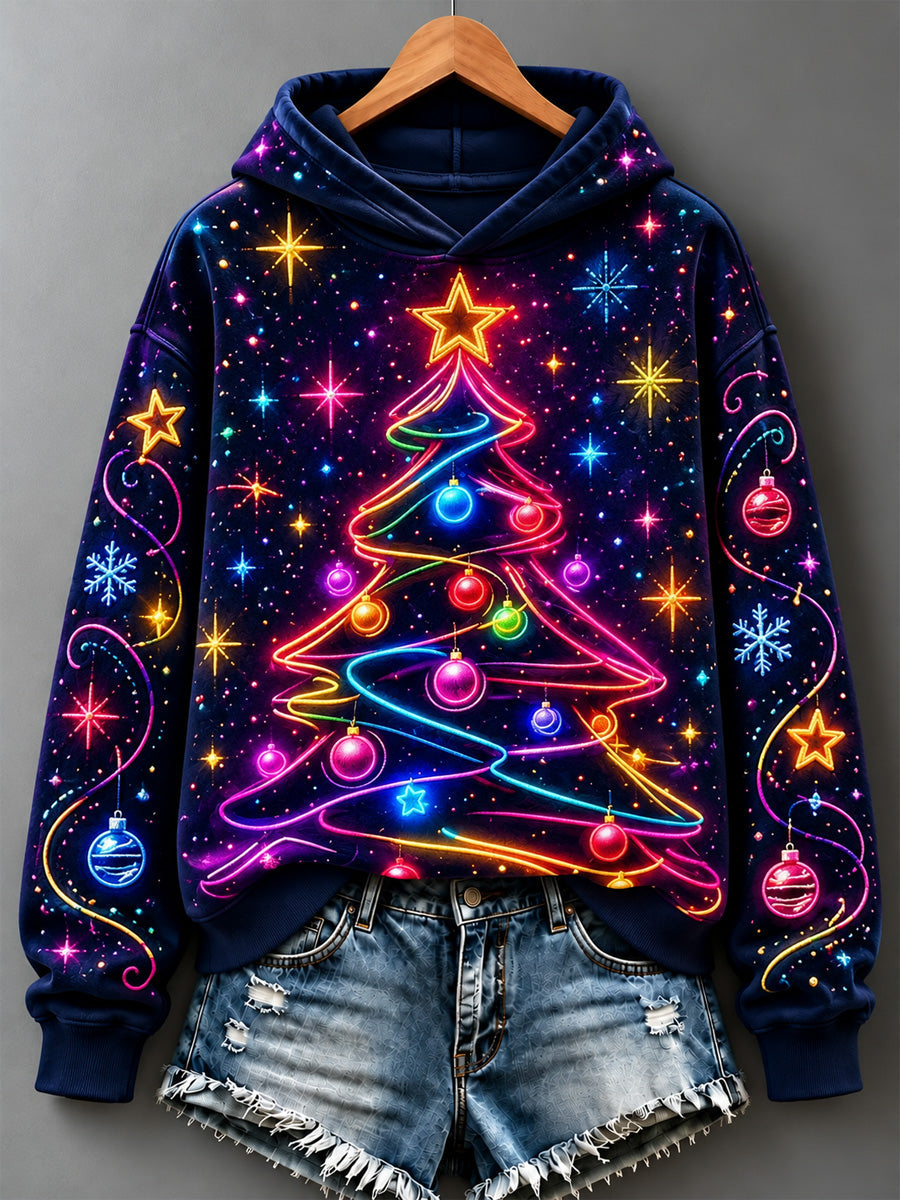 Women's Christmas Print Sweatshirt gracestitchs