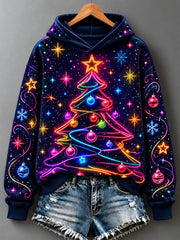 Women's Christmas Print Sweatshirt gracestitchs