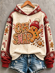 Women's Christmas Print Sweatshirt gracestitchs