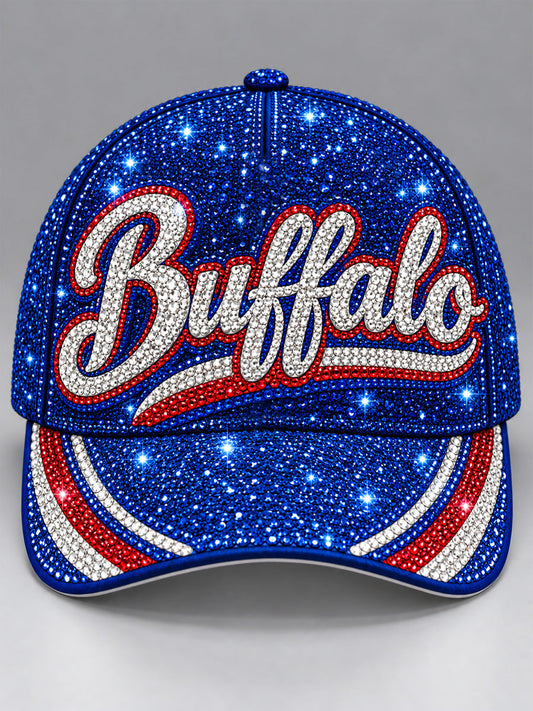 Unisex Football Lover Buffalo Print Hat gracestitchs