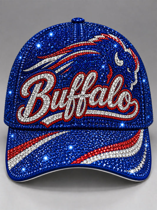 Unisex Football Lover Buffalo Print Hat gracestitchs