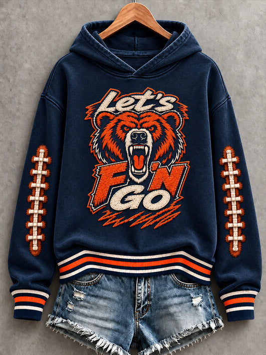 Women's Football Gameday Gift For Football Fans Hoodie gracestitchs