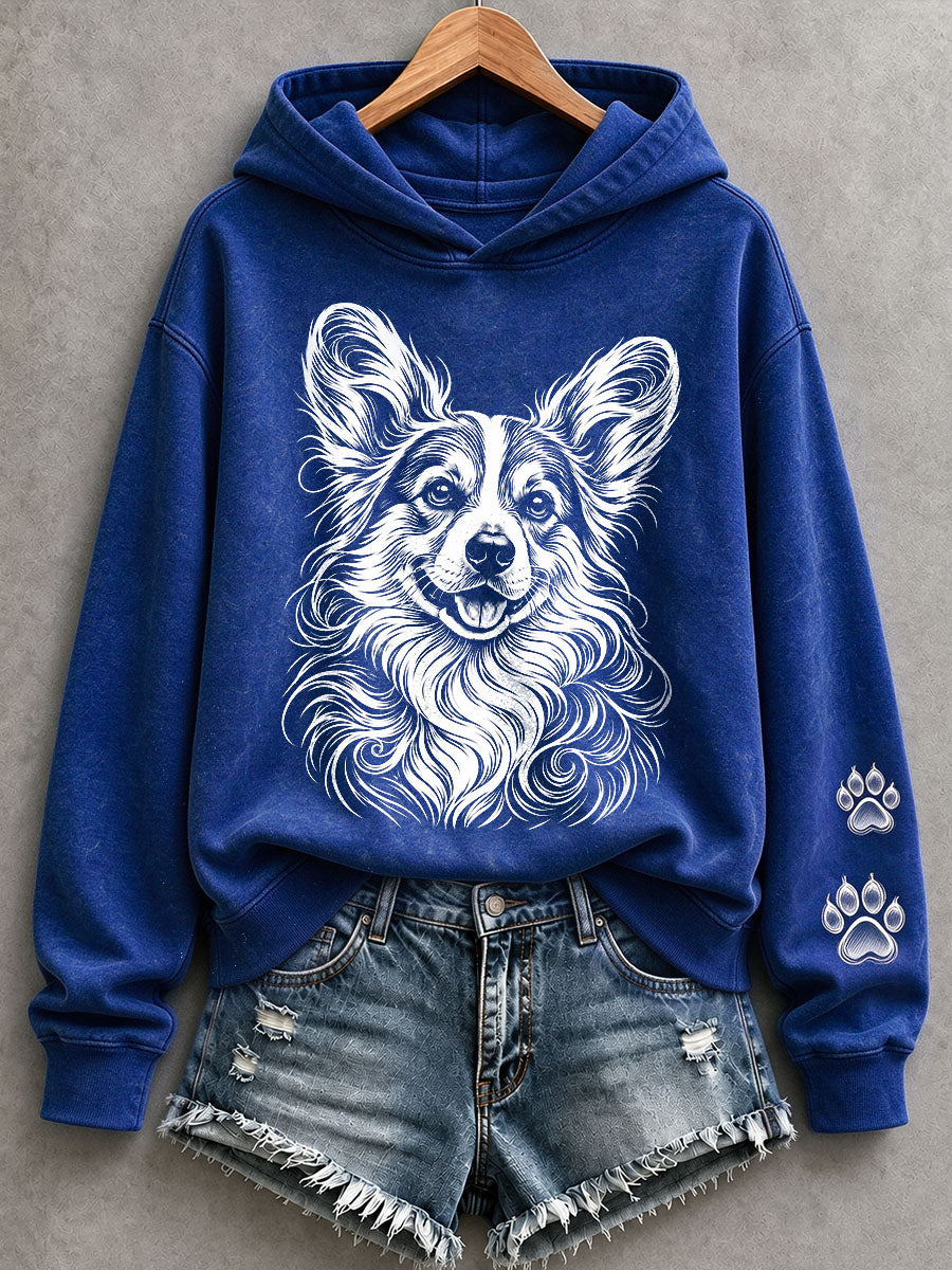 Women's Corgi Hoodie gracestitchs