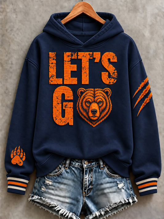 Women's  Football Gameday Gift For Football Fans Print Sweatshirt gracestitchs