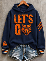 Women's  Football Gameday Gift For Football Fans Print Sweatshirt gracestitchs