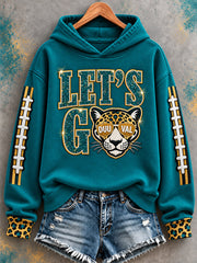 Women's Jaguars Football Gameday Gift For Football Fans Casual Hoodie gracestitchs
