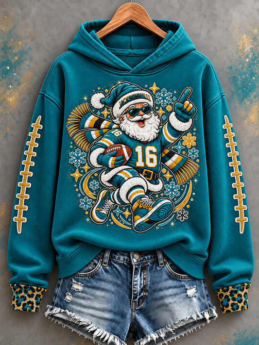 Women's Jaguars Football Gameday Gift For Football Fans Casual Hoodie gracestitchs