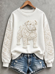Women's Christmas French Bulldog Sweatshirts gracestitchs