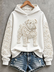 Women's Christmas French Bulldog Hoodies gracestitchs