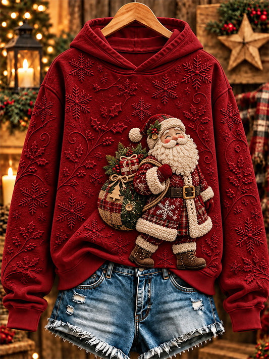 Women's Christmas Print Sweatshirt gracestitchs