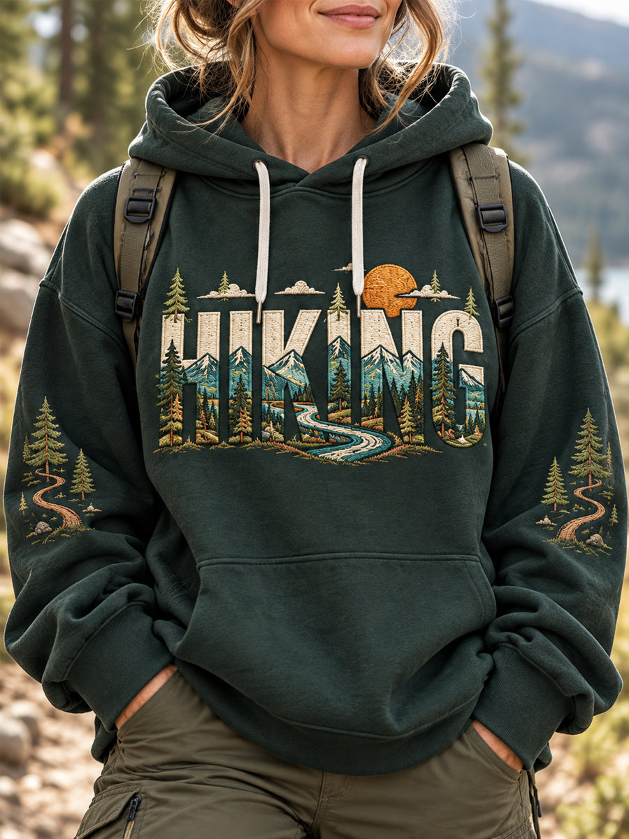 Women's Hike Lovers Casual Hoodie gracestitchs