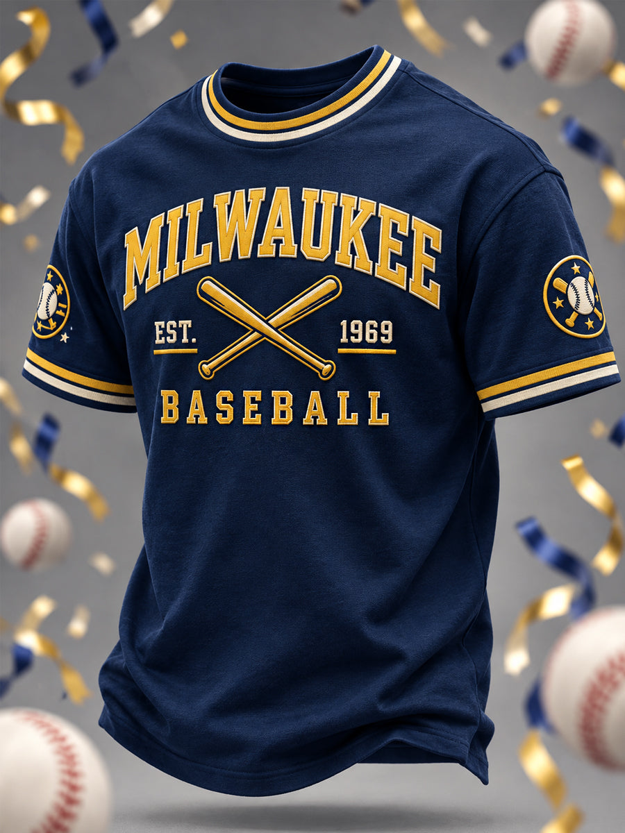Men's Gift For Baseball Fans Casual Tee gracestitchs