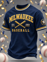 Men's Gift For Baseball Fans Casual Tee gracestitchs