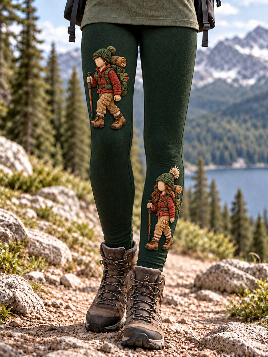 Women's Hiking Lover Printed Pants gracestitchs