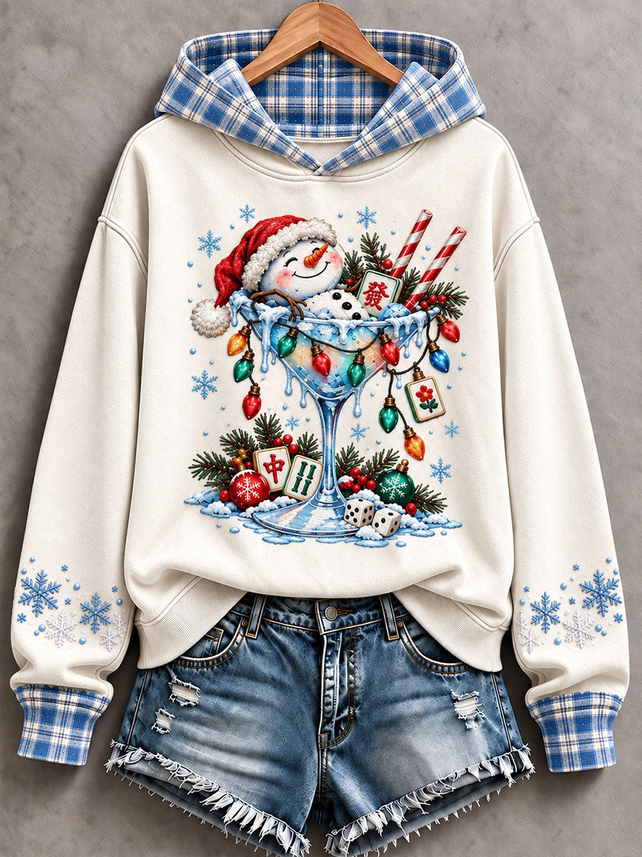 Women's Christmas Mahjong Casual Sweatshirt gracestitchs