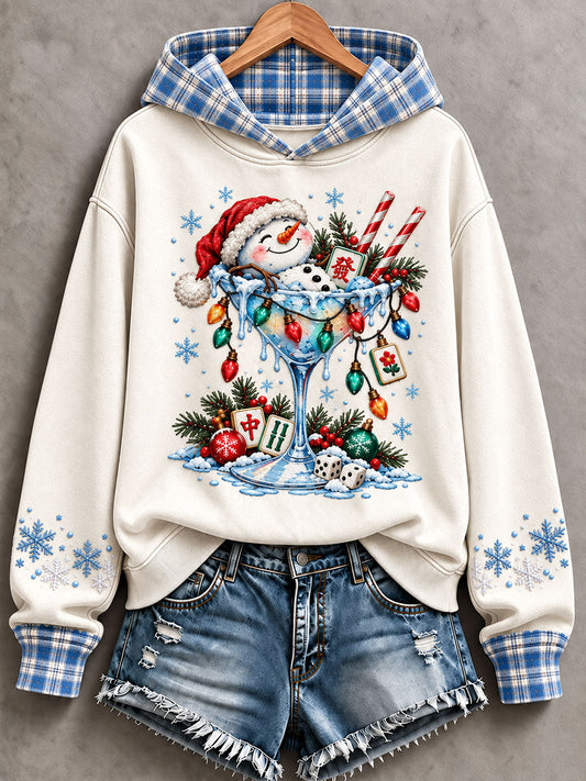Women's Christmas Mahjong Casual Sweatshirt gracestitchs