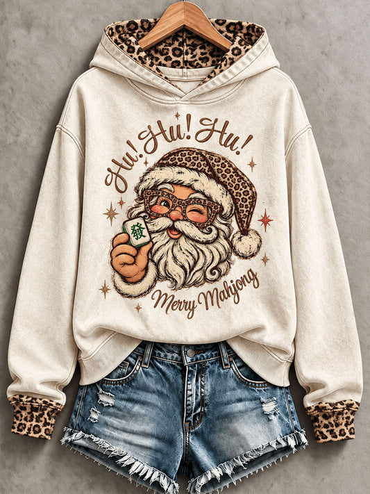 Women's Christmas Mahjong Casual Sweatshirt gracestitchs