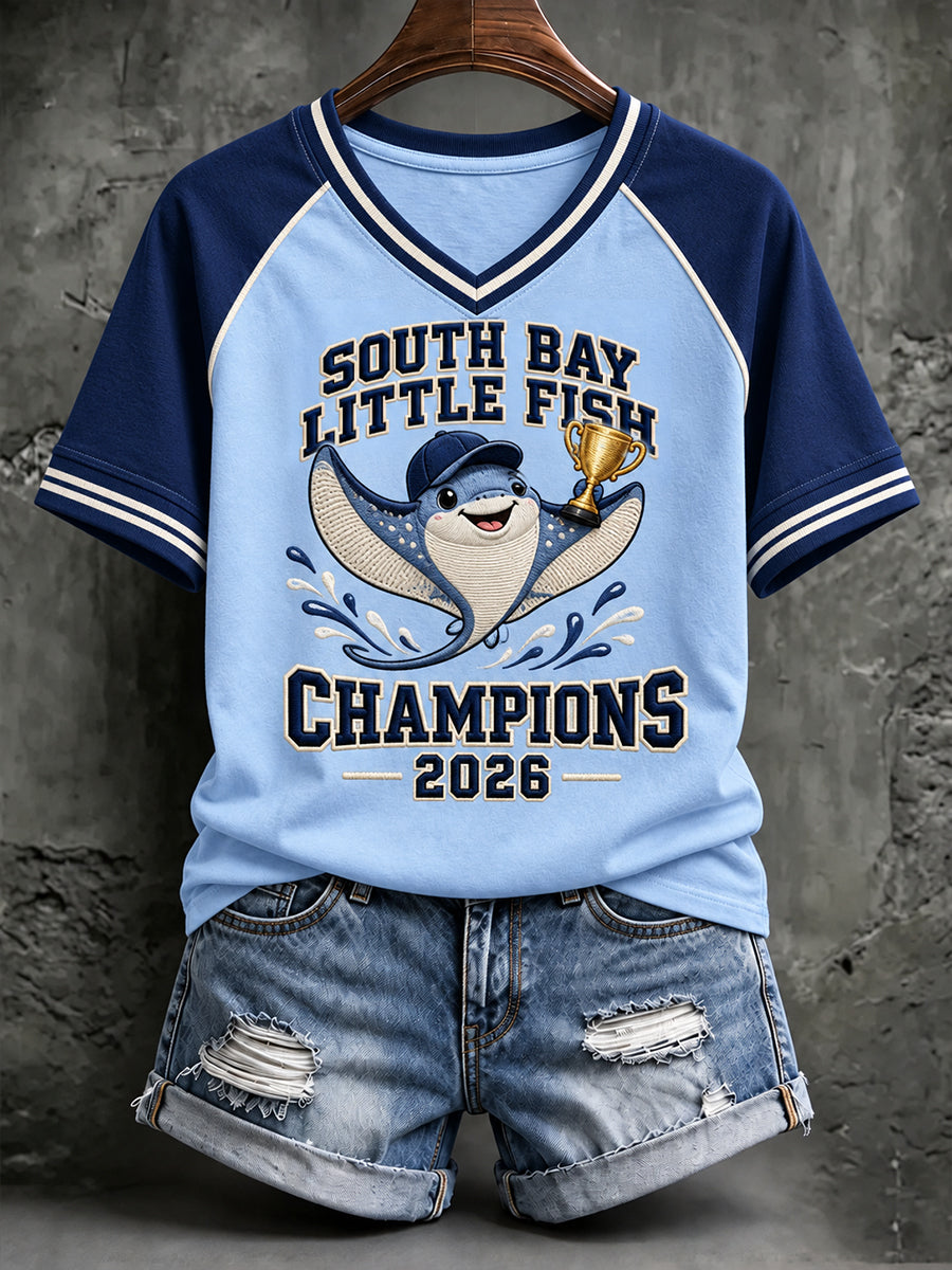 Women's Tampa Bay Baseball Lover Printed T-shirt gracestitchs