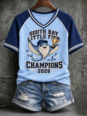 Women's Tampa Bay Baseball Lover Printed T-shirt gracestitchs