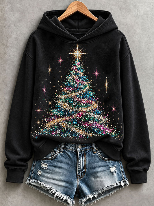 Women's Christmas Tree Hoodie gracestitchs