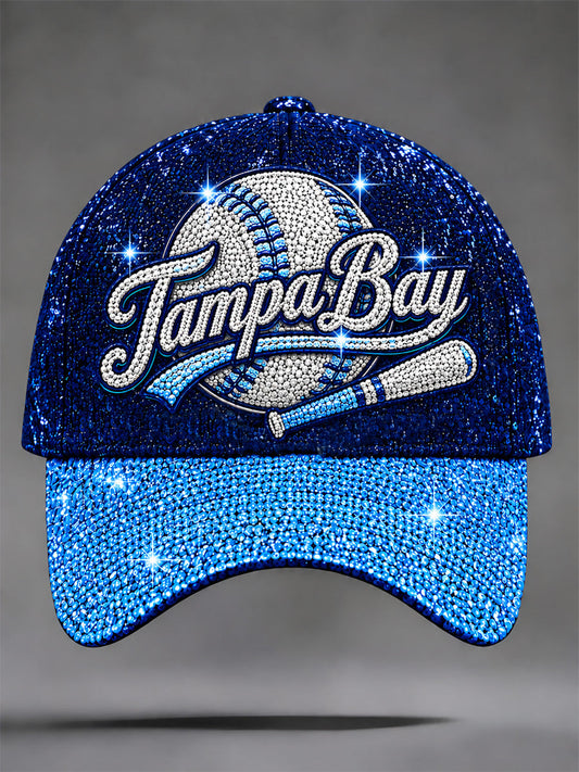 Unisex Tampa Bay Baseball Lover Print Hat gracestitchs