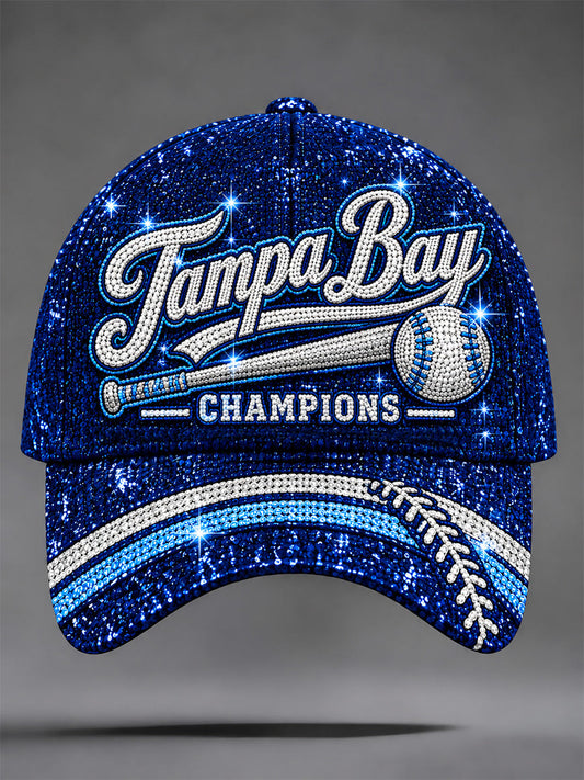 Unisex Tampa Bay Baseball Lover Print Hat gracestitchs