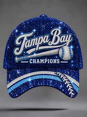 Unisex Tampa Bay Baseball Lover Print Hat gracestitchs