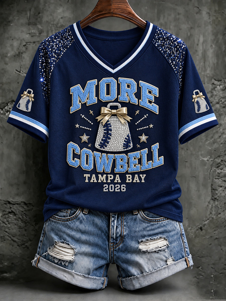 Women's Tampa Bay Baseball Lover Printed T-shirt gracestitchs