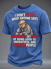 Men's Sassy & Sarcastic Funny Graphic Print Tee gracestitchs